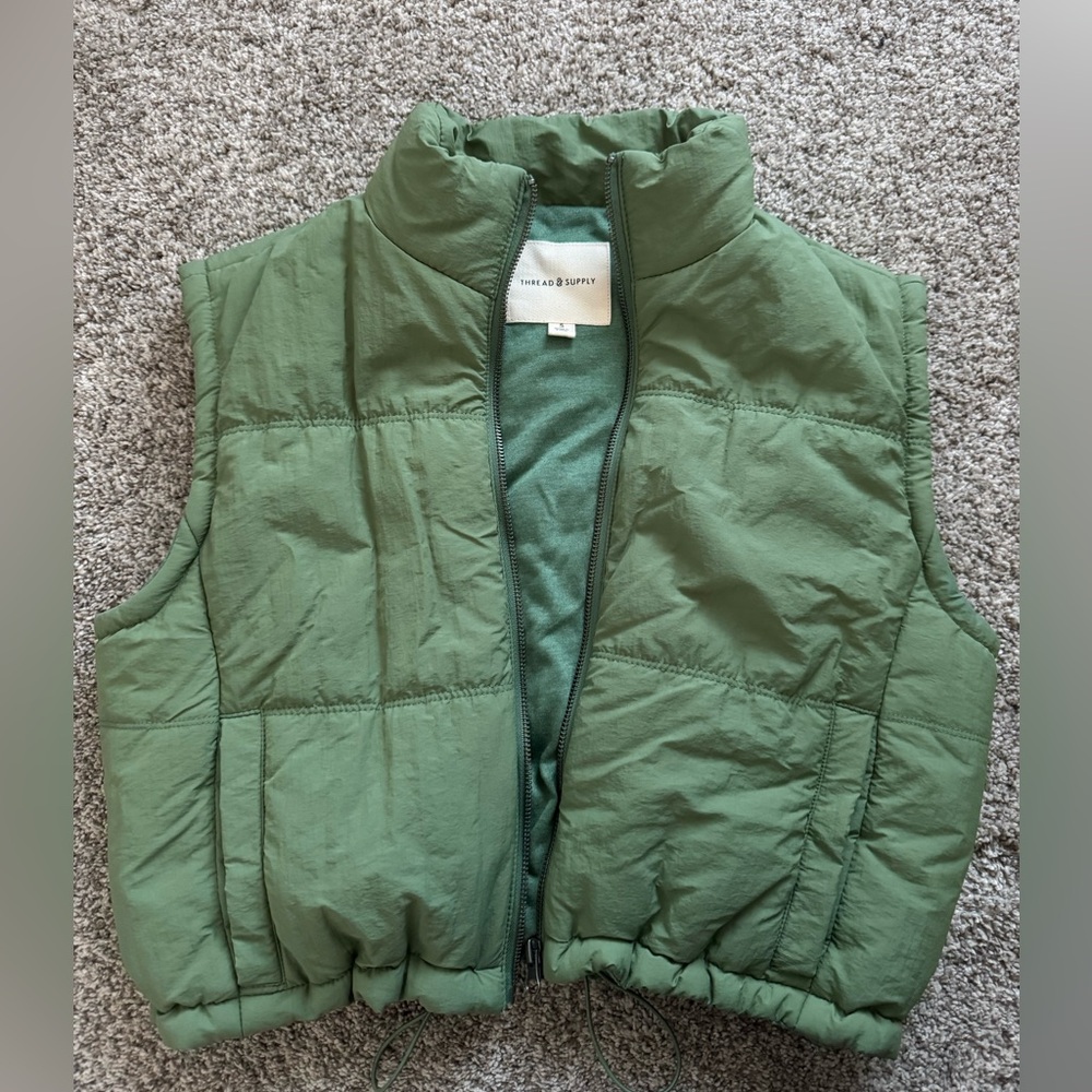 Thread & Supply Green Vest
